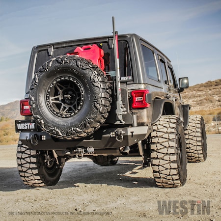 Westin Automotive 18-C WRANGLER JL(EXCL 2018 JK) WJ2 REAR BUMPER W/TIRE CARRIER 59-82035